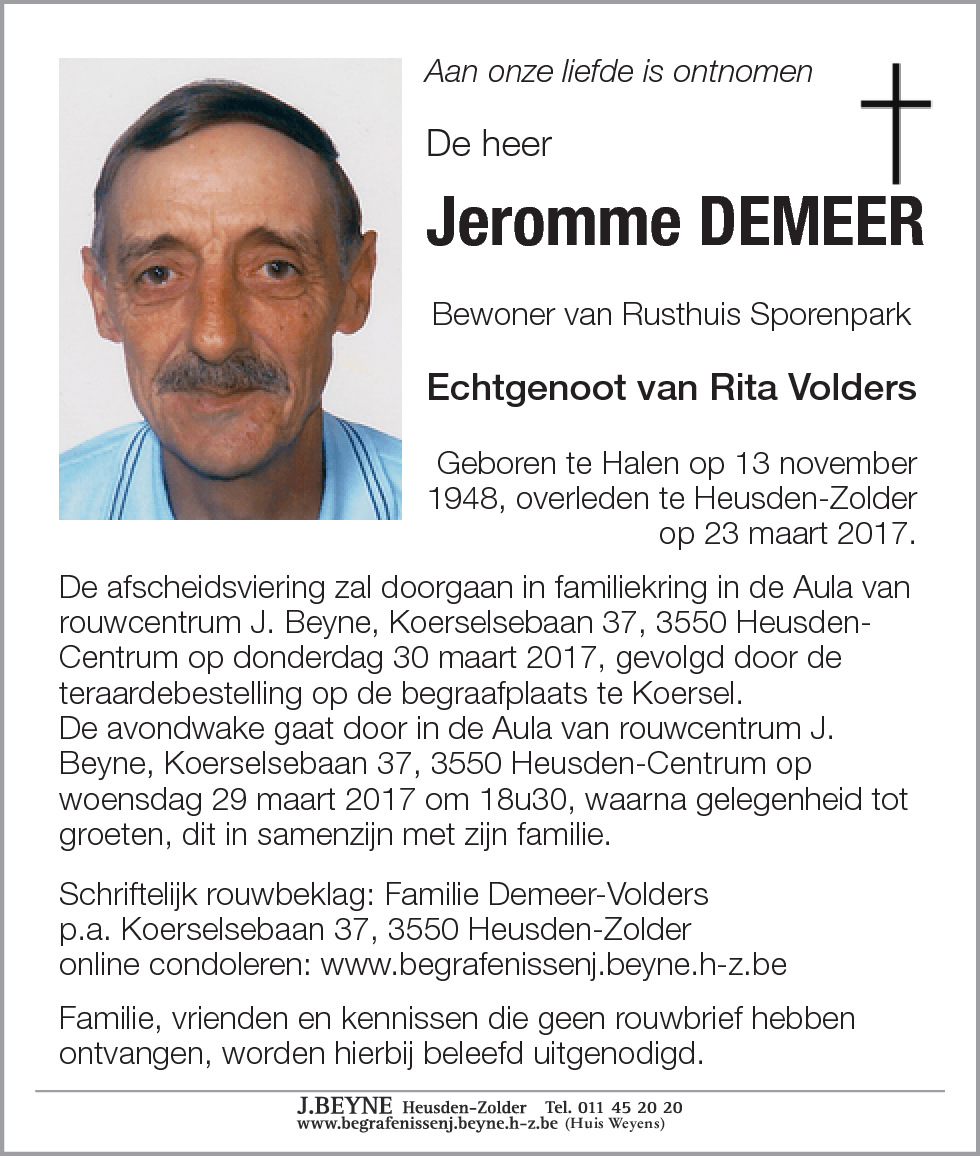 Jeromme Demeer