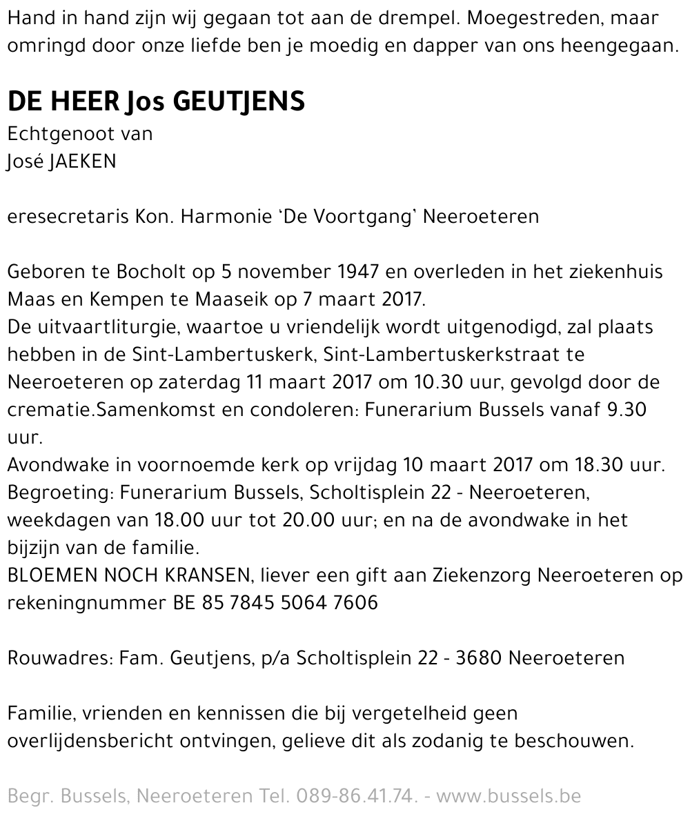Jos GEUTJENS
