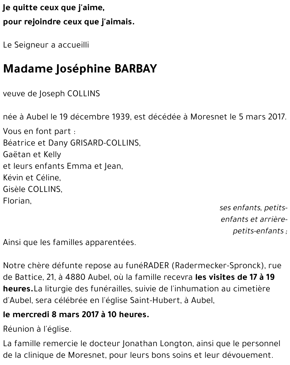 Joséphine BARBAY