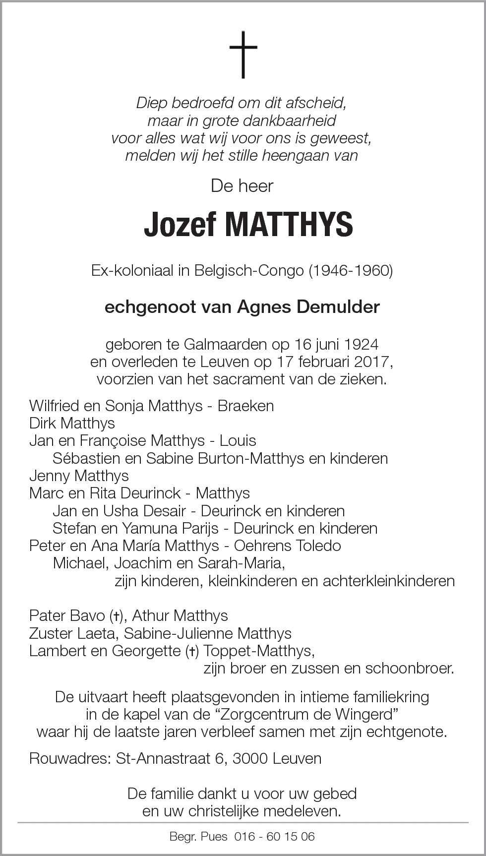 Jozef Matthys