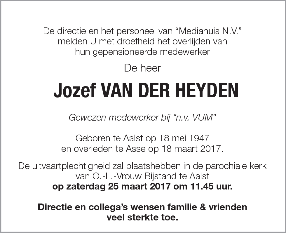 Jozef van der Heyden