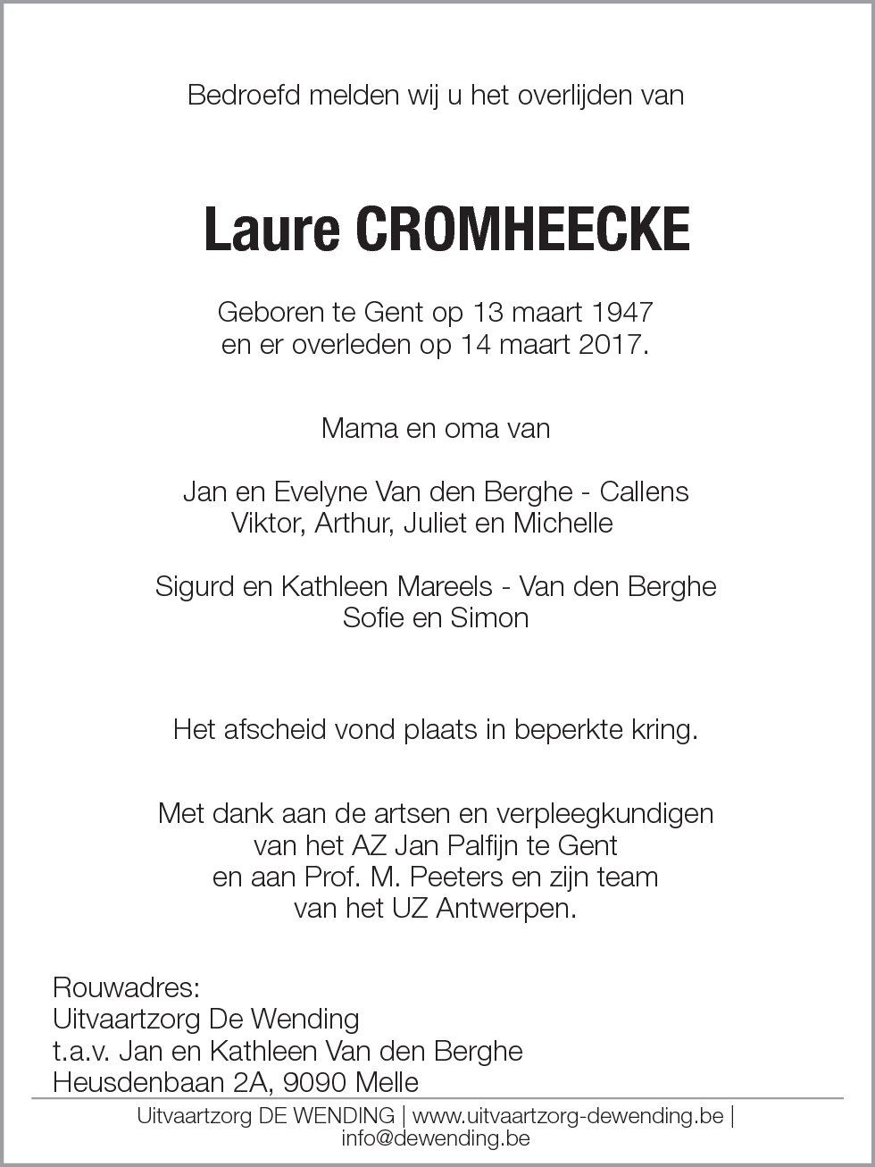 Laure Cromheecke