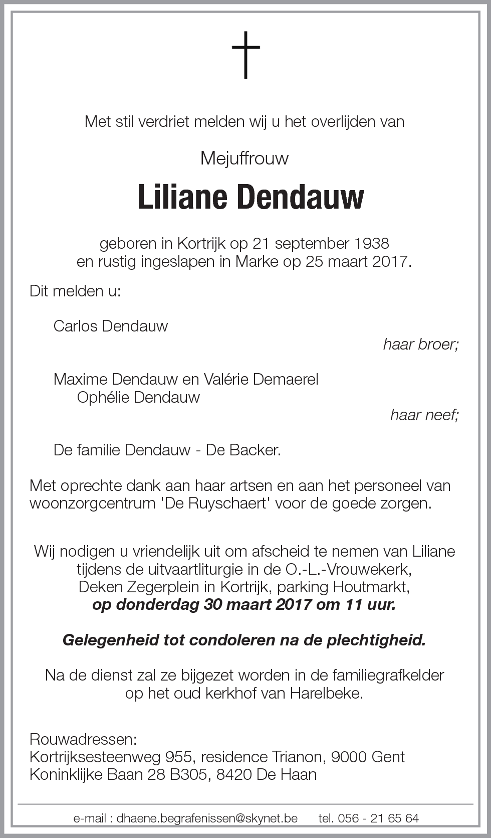 Liliane Dendauw