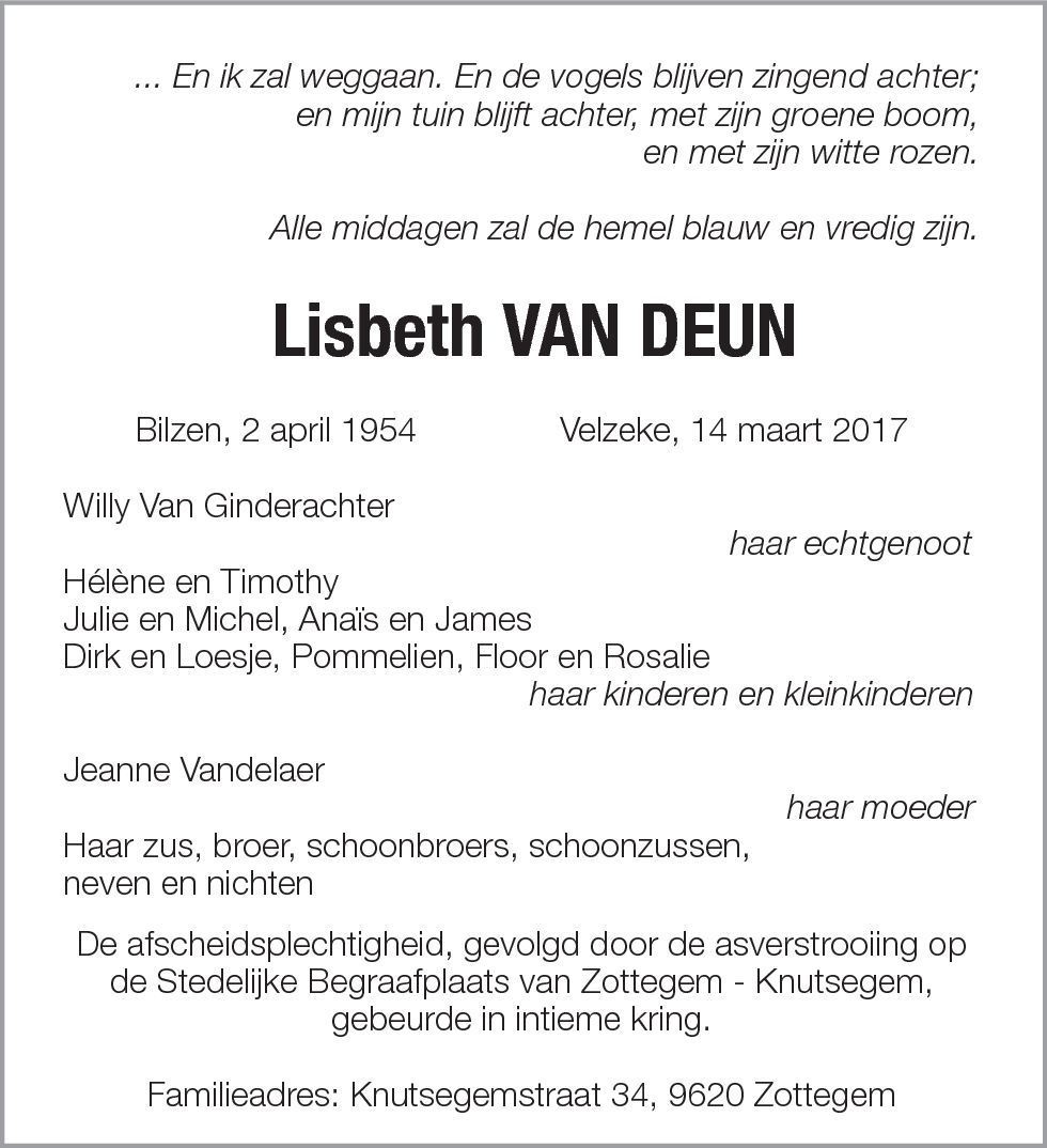 Lisbeth Van Deun