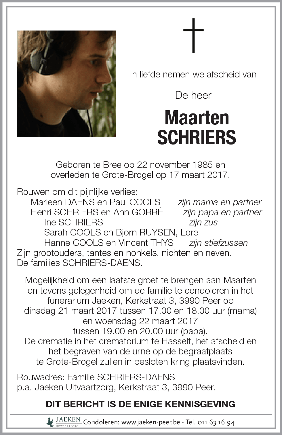Maarten SCHRIERS