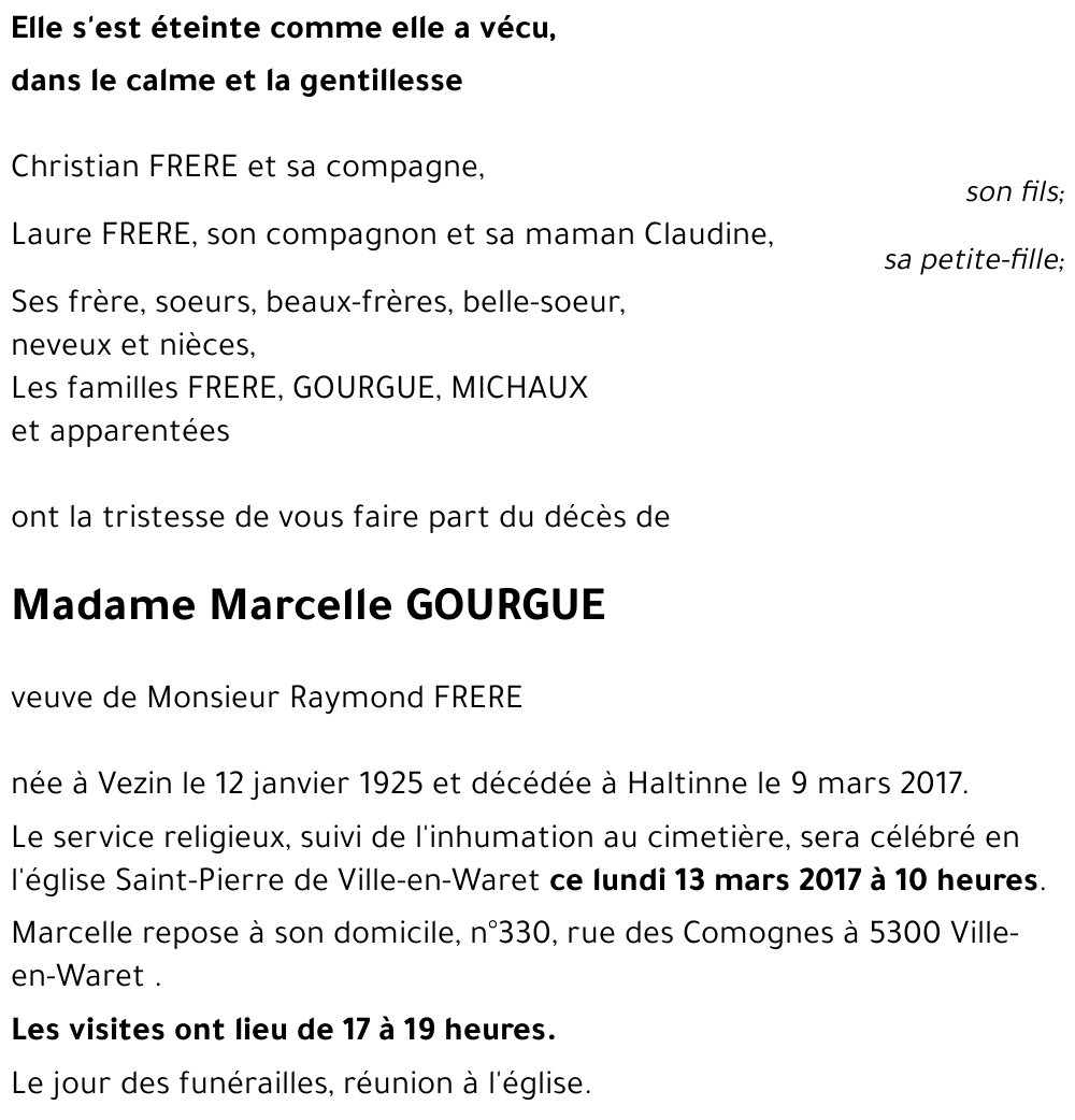 Marcelle GOURGUE