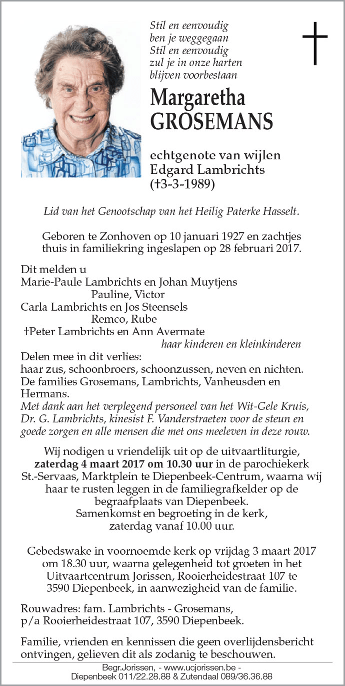 Margaretha Grosemans