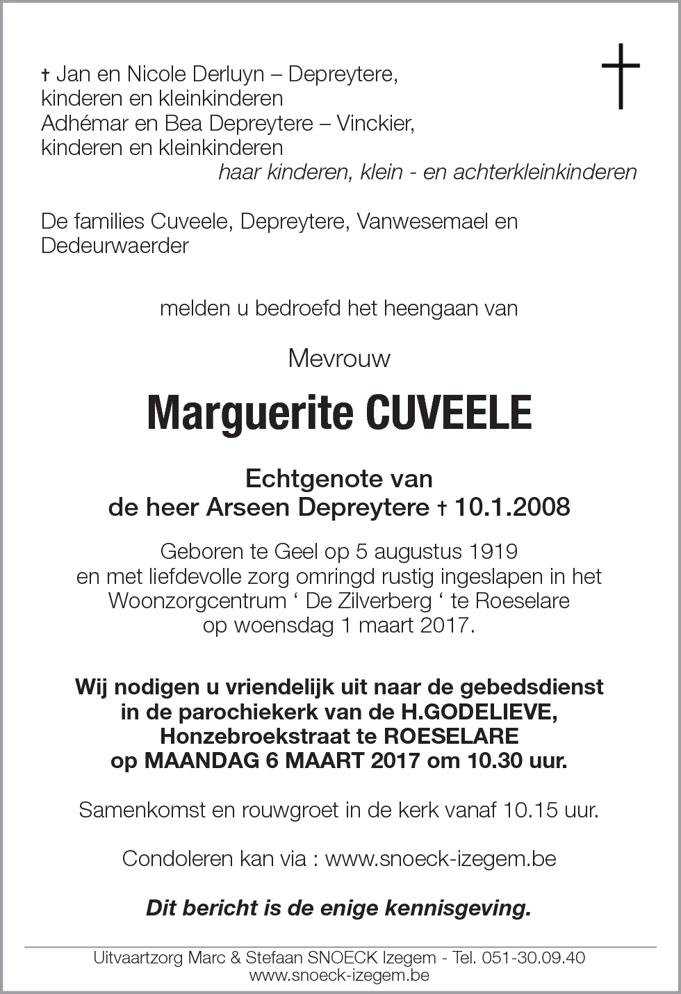 Marguerite Cuveele