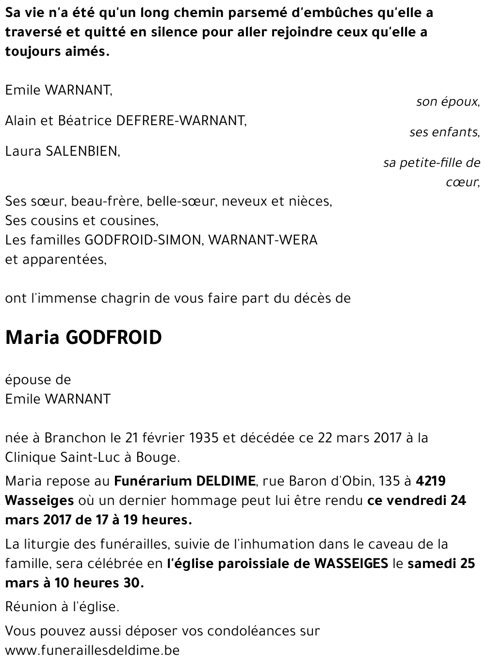 Maria GODFROID