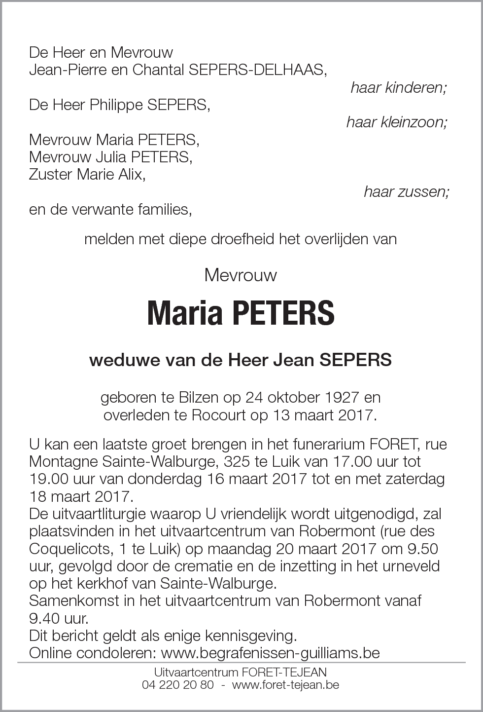 Maria Peters
