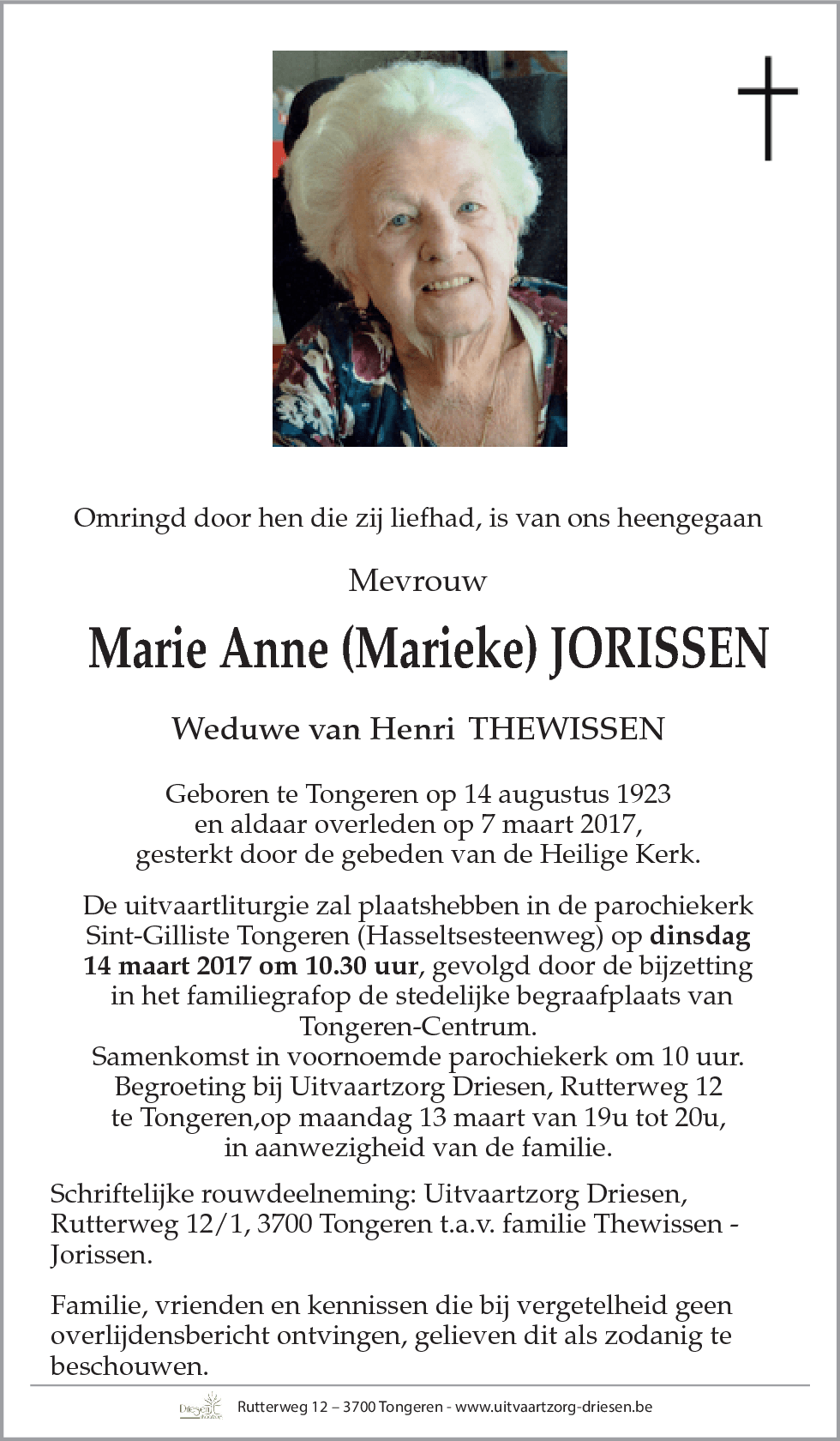 Marie Anne Jorissen