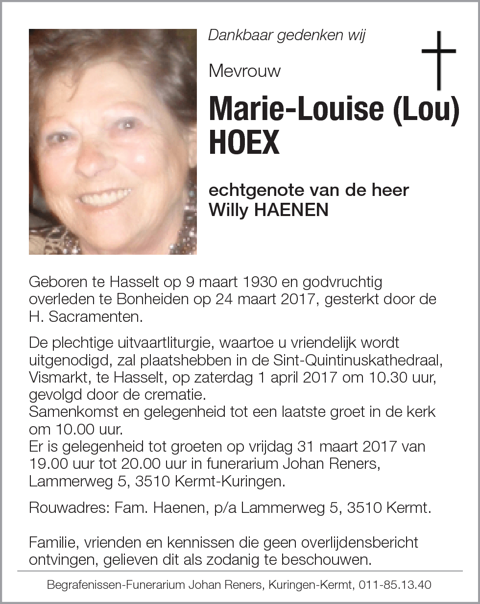Marie-Louise HOEX