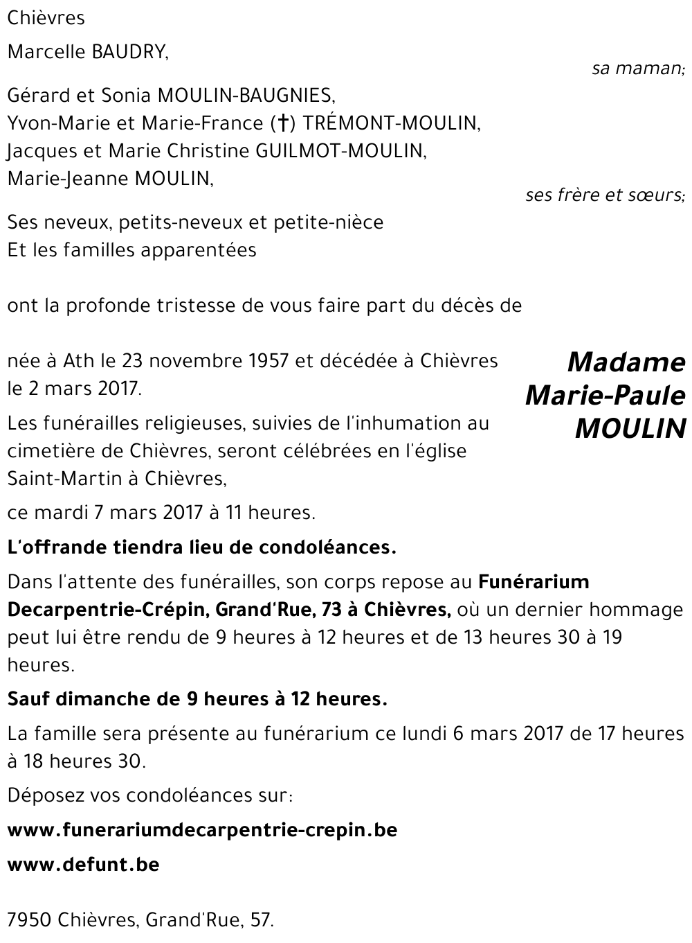 Marie-Paule MOULIN