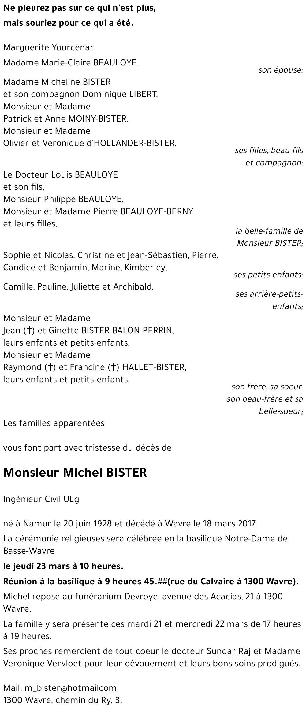 Michel BISTER