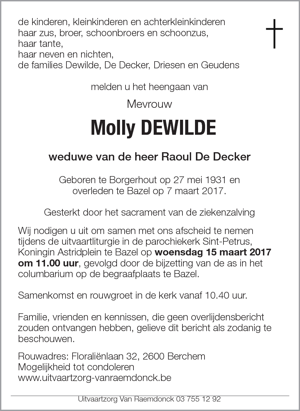 Molly Dewilde