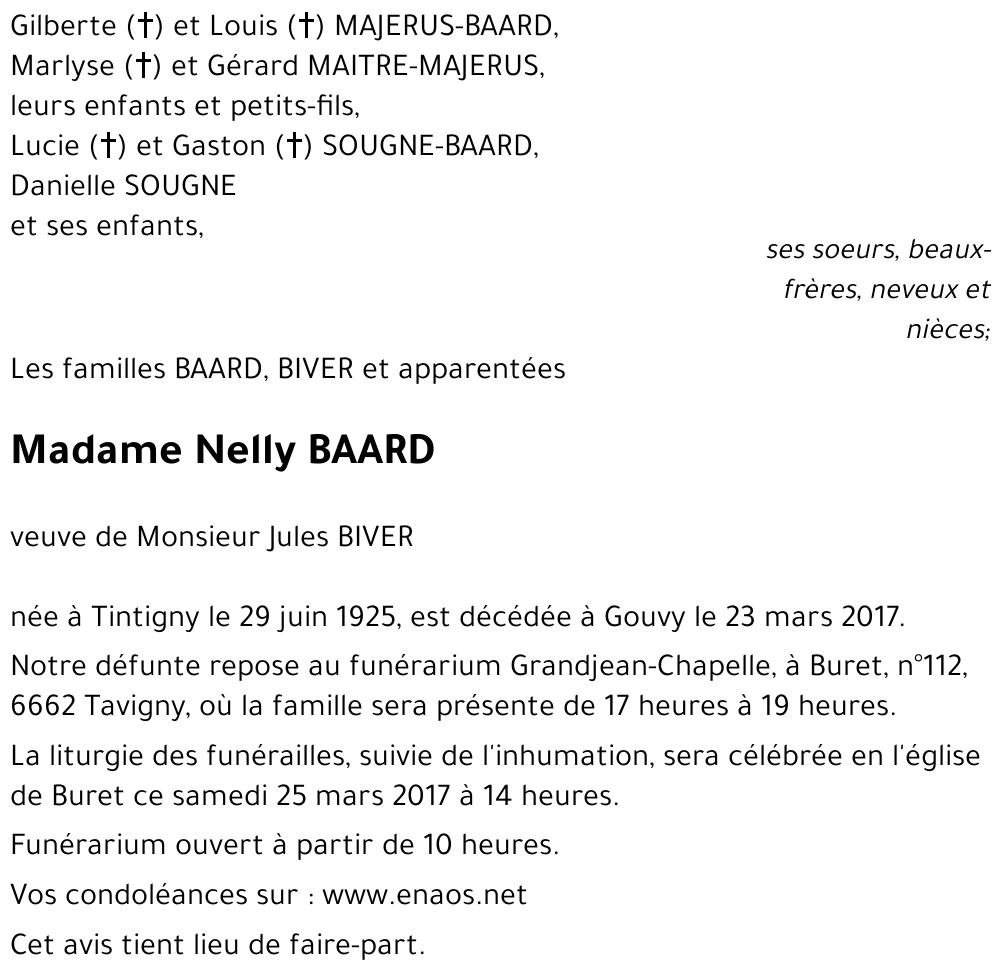 Nelly BAARD