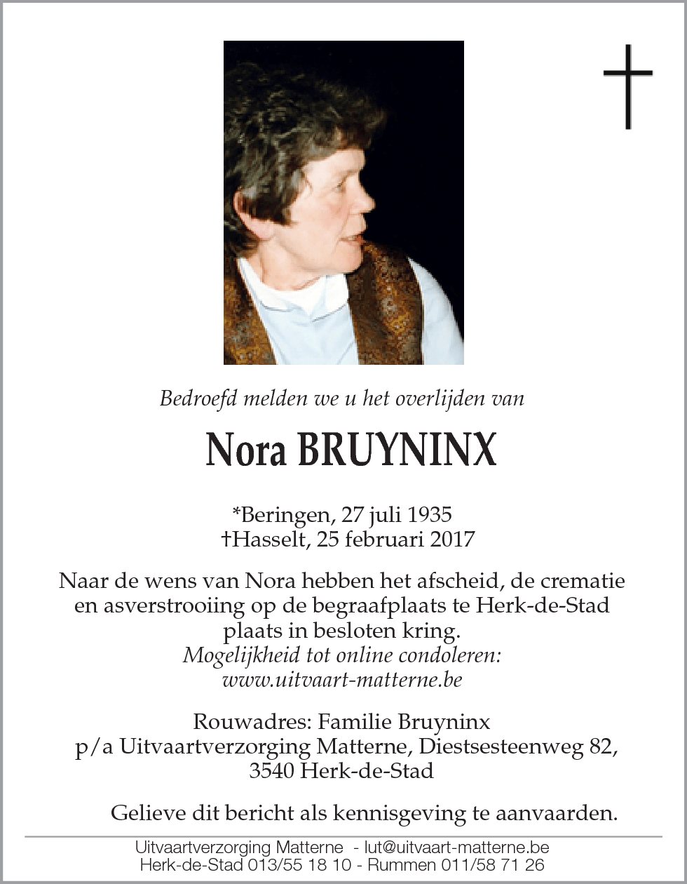 Nora BRUYNINX