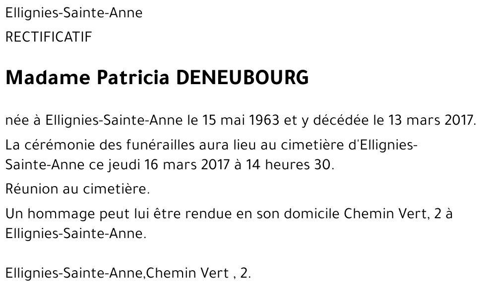 Patricia Deneubourg
