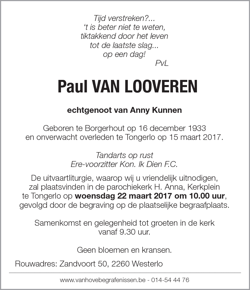 Paul Van Looveren