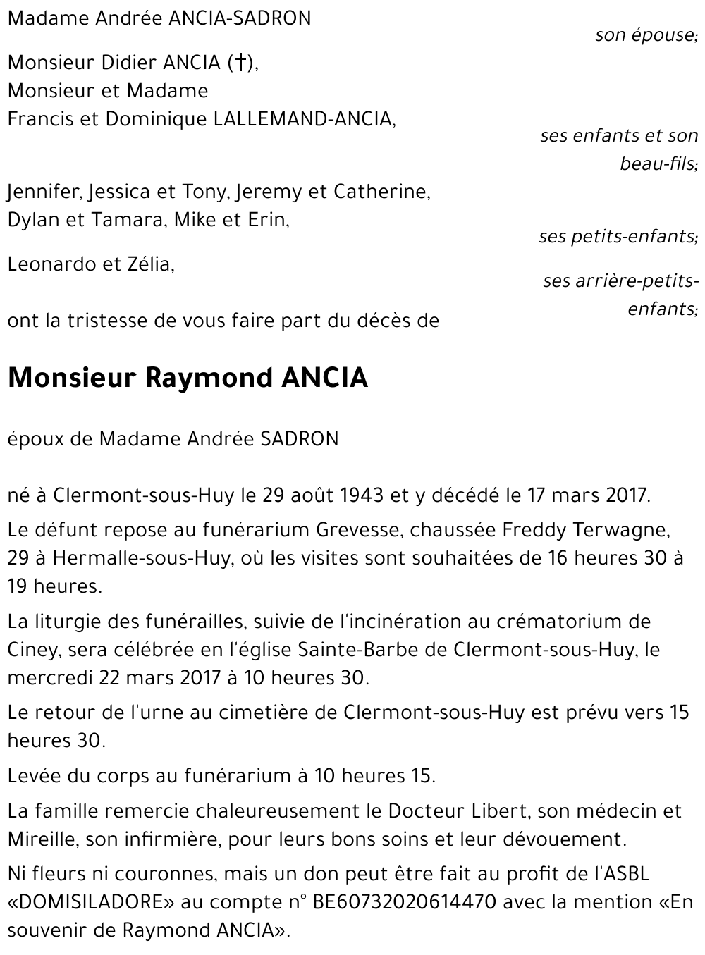 Raymond ANCIA