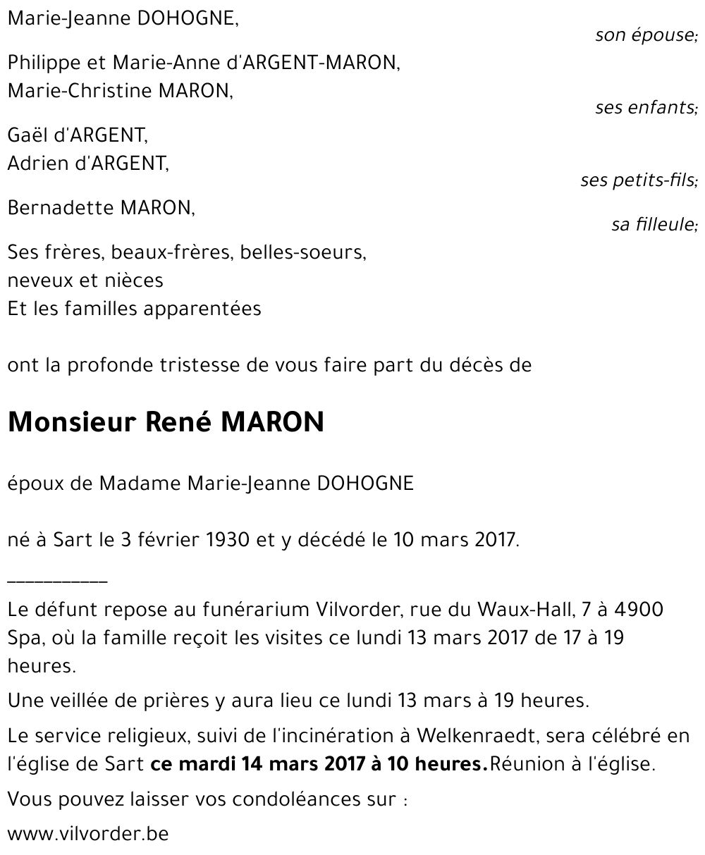 René MARON