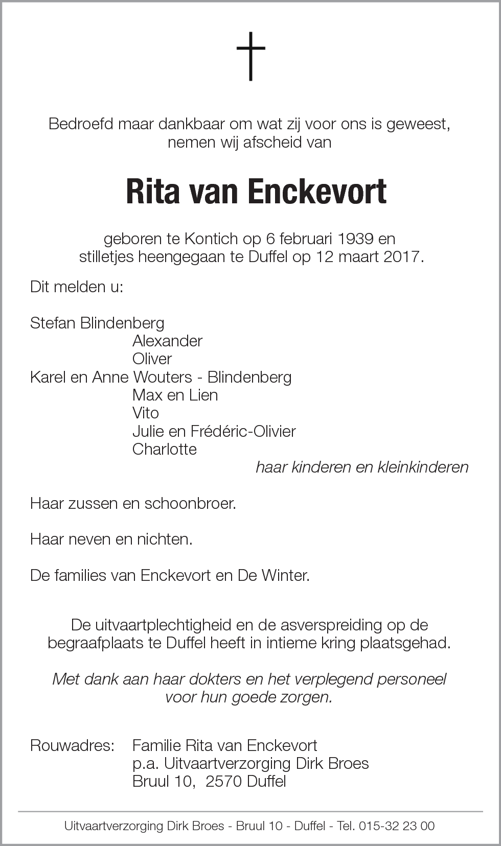 Rita van Enckevort