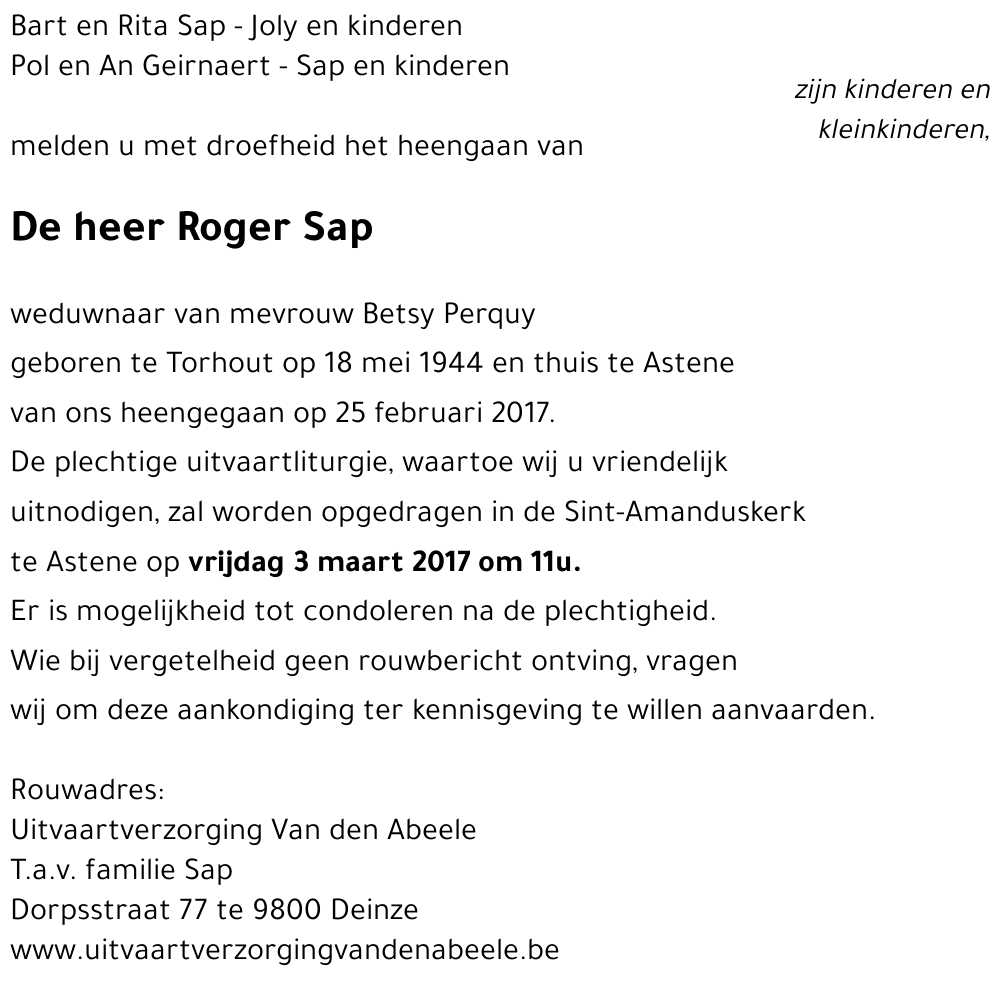 Roger Sap