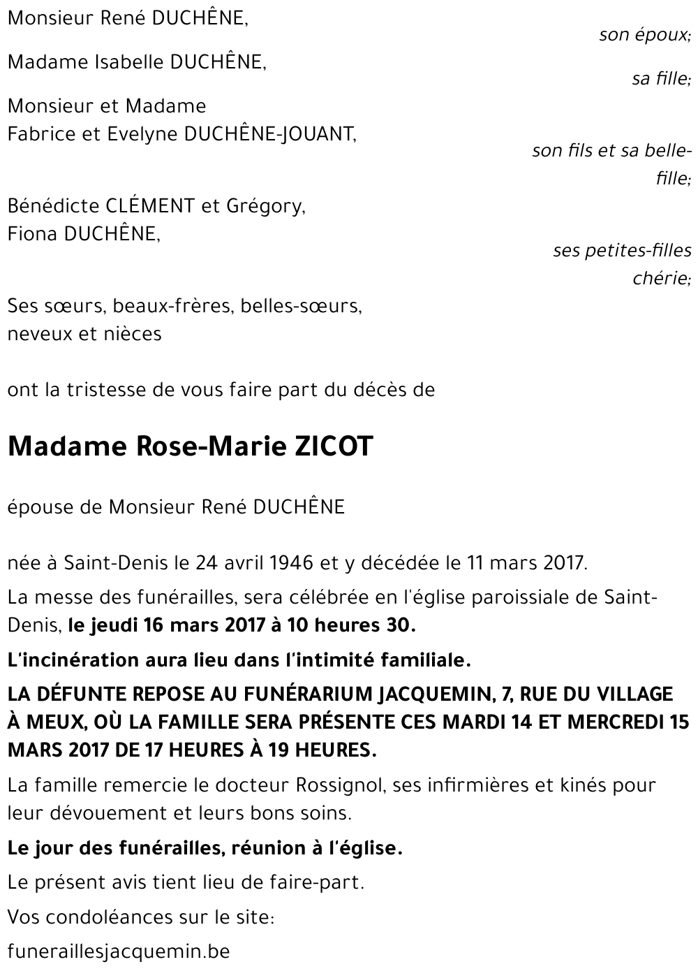 Rose-Marie ZICOT