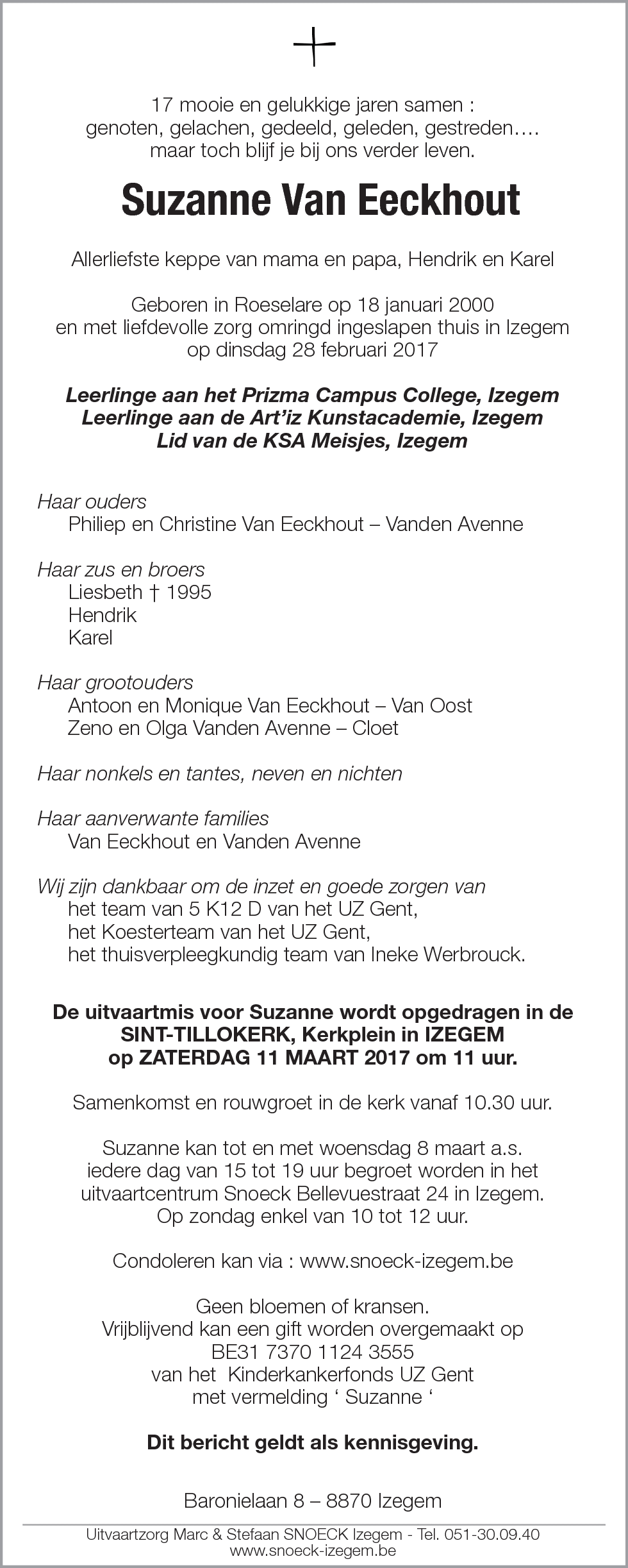 Suzanne Van Eeckhout