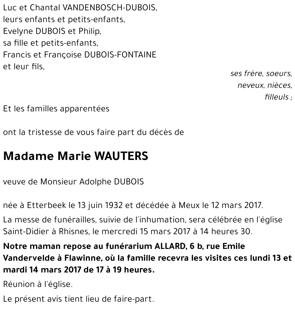 Wauters Marie
