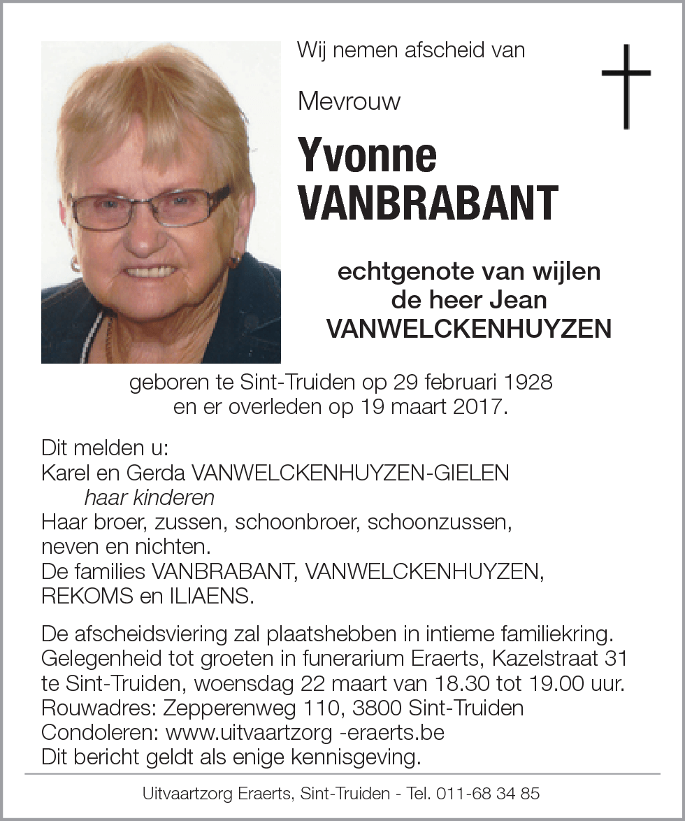 Yvonne Vanbrabant
