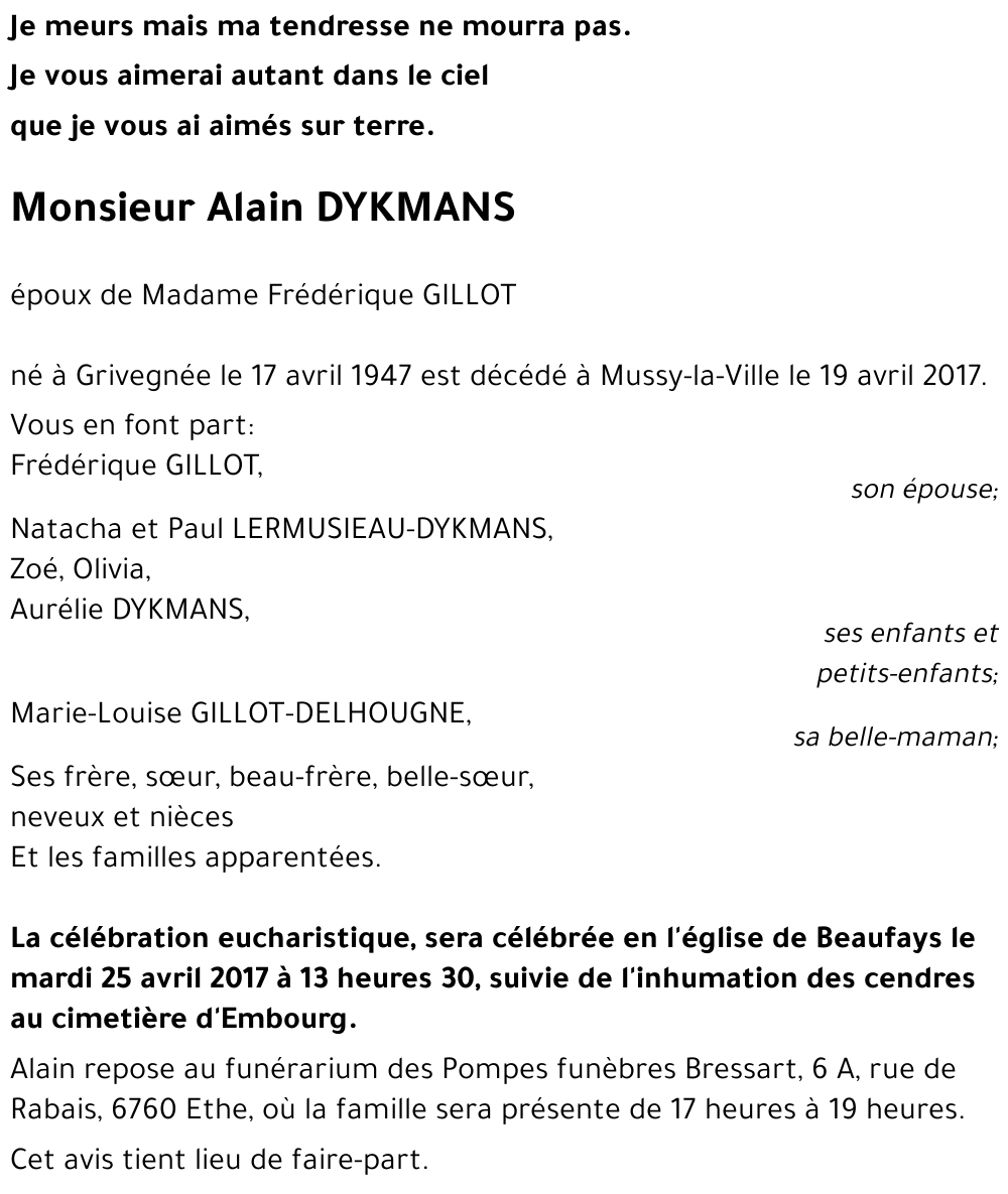 Alain DYKMANS 