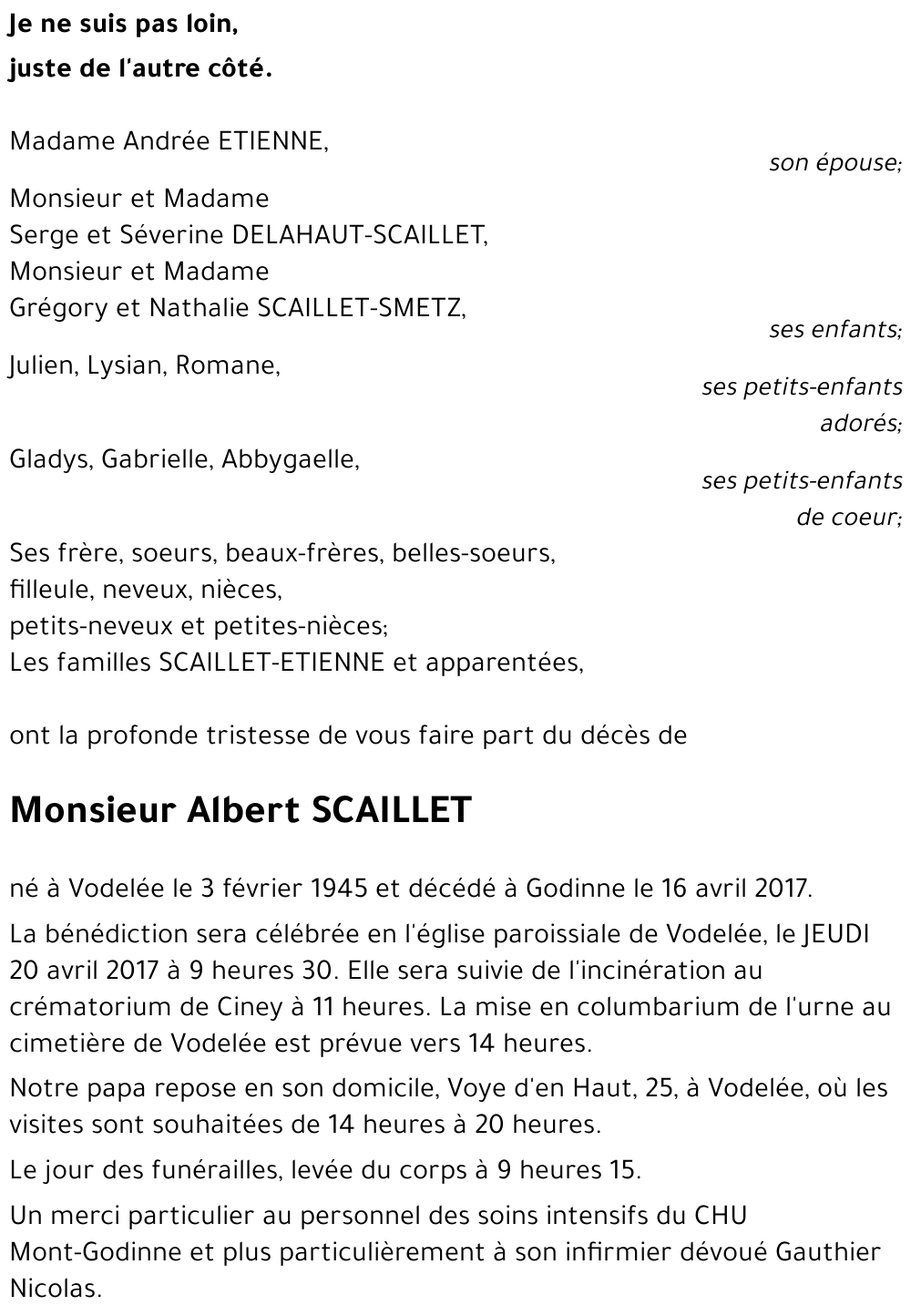 Albert SCAILLET