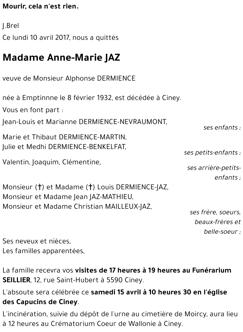 Anne-Marie JAZ