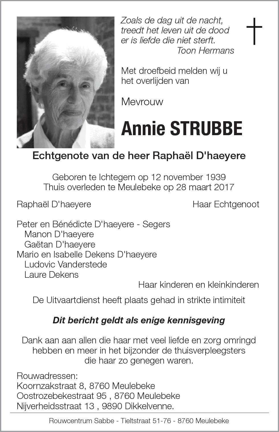 Annie Strubbe