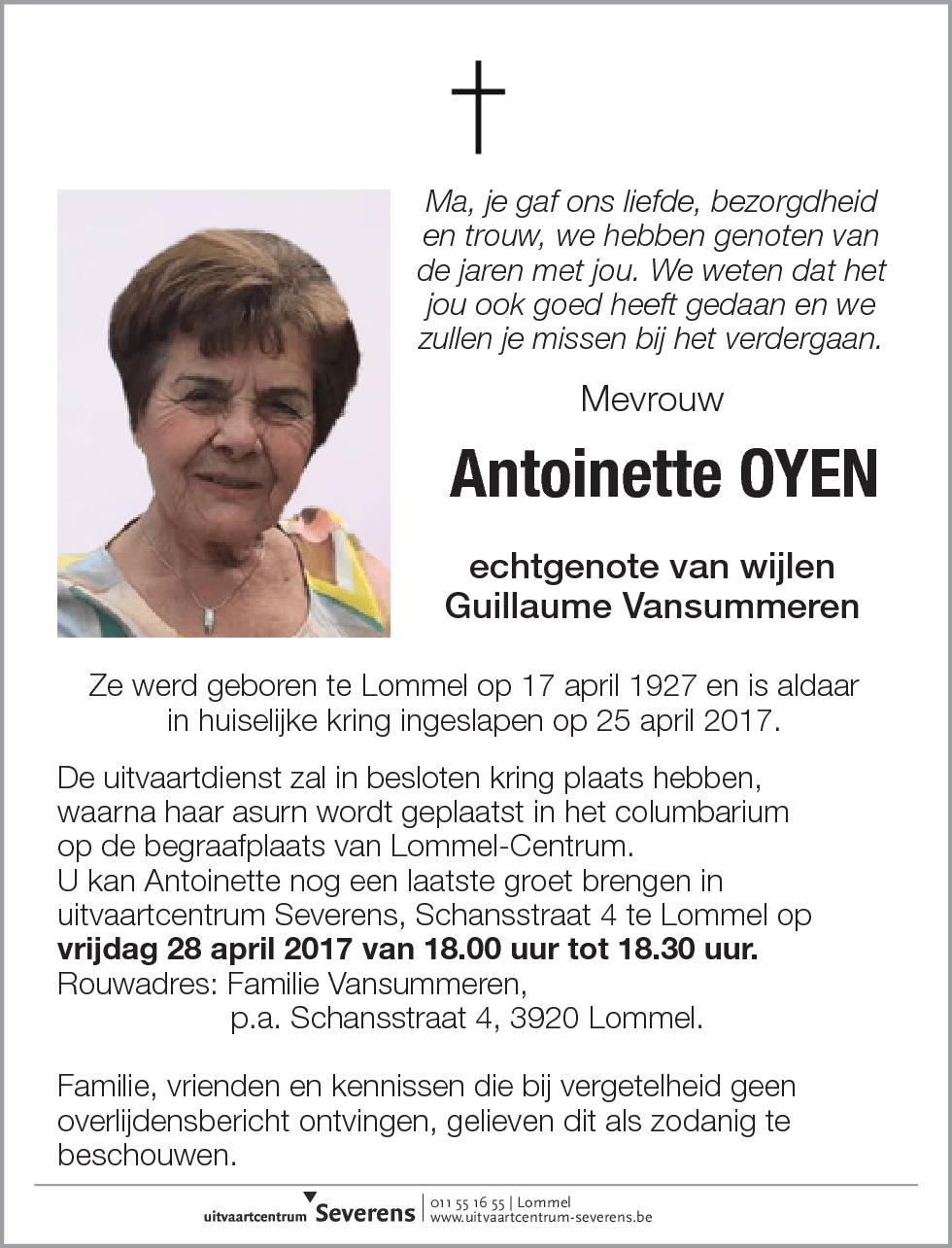 Antoinette Oyen
