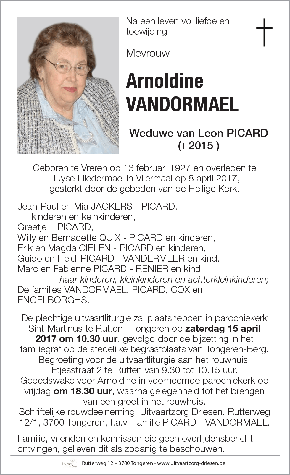 Arnoldine Vandormael