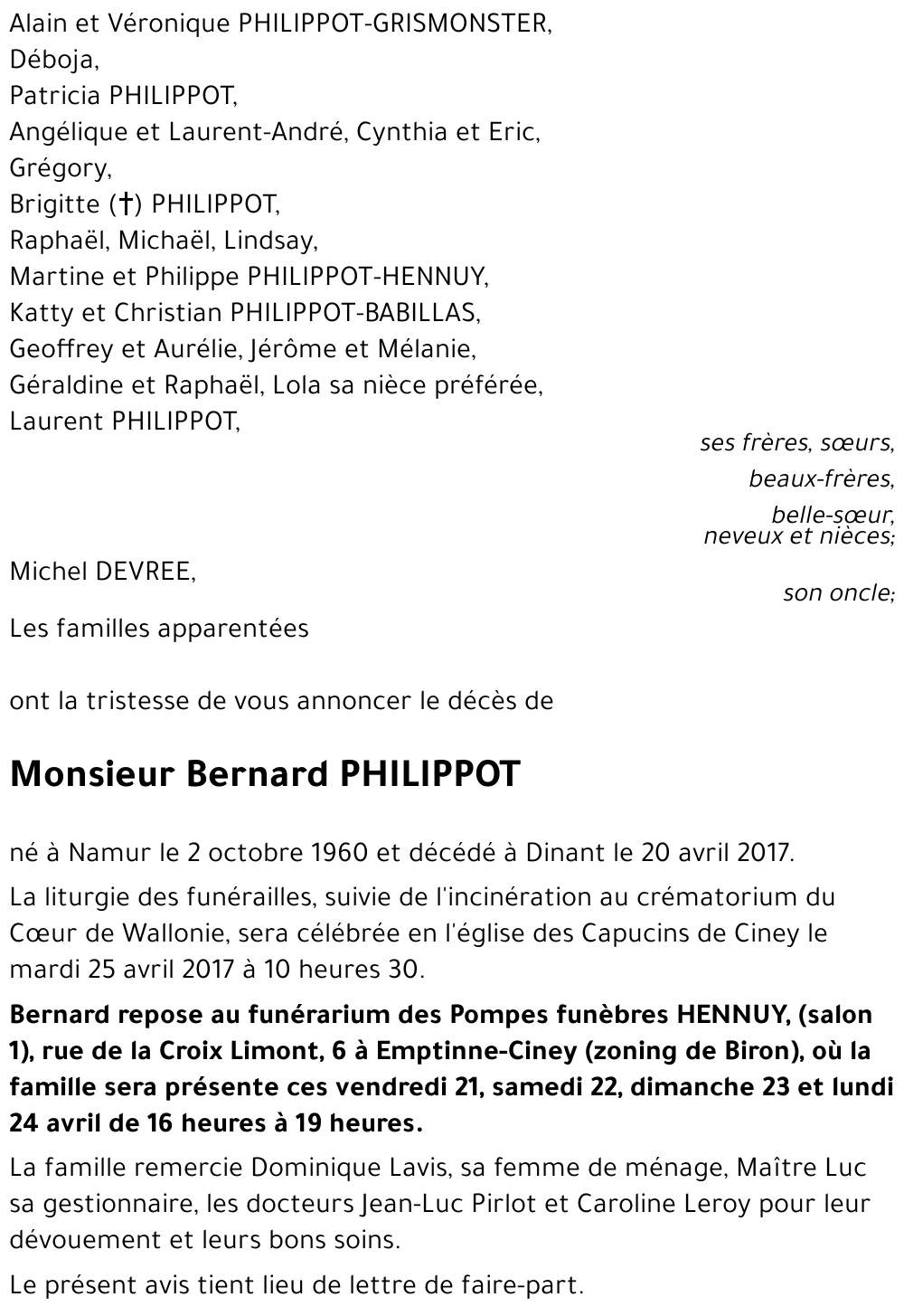 Bernard PHILIPPOT