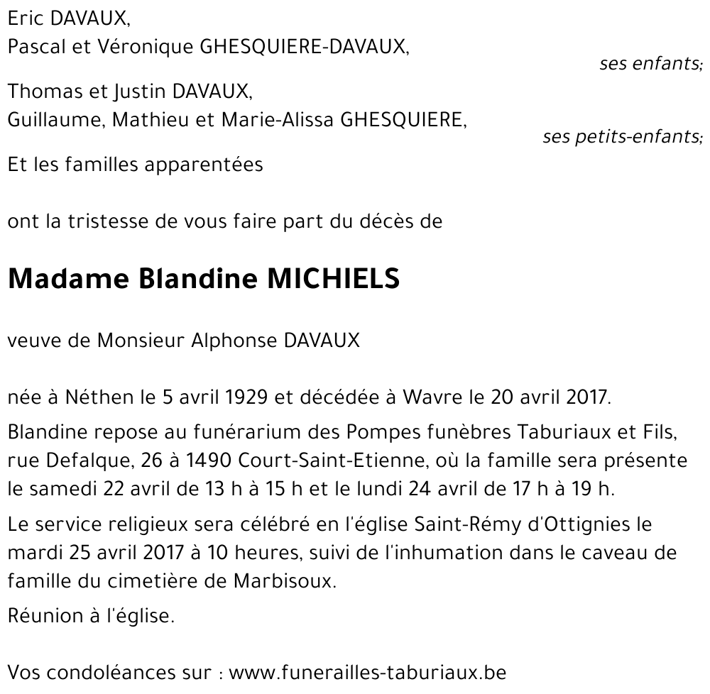 Blandine MICHIELS