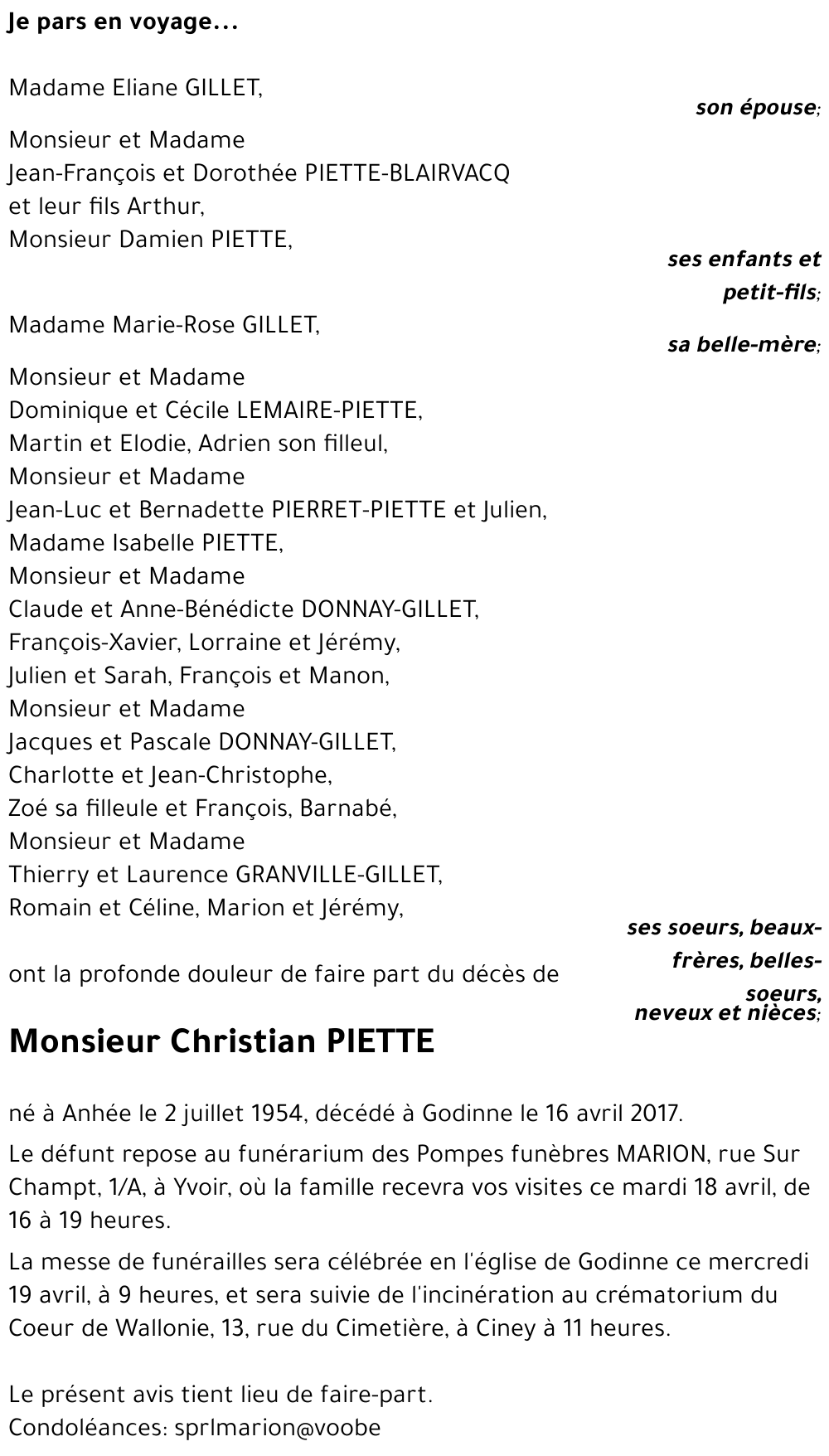 Christian PIETTE