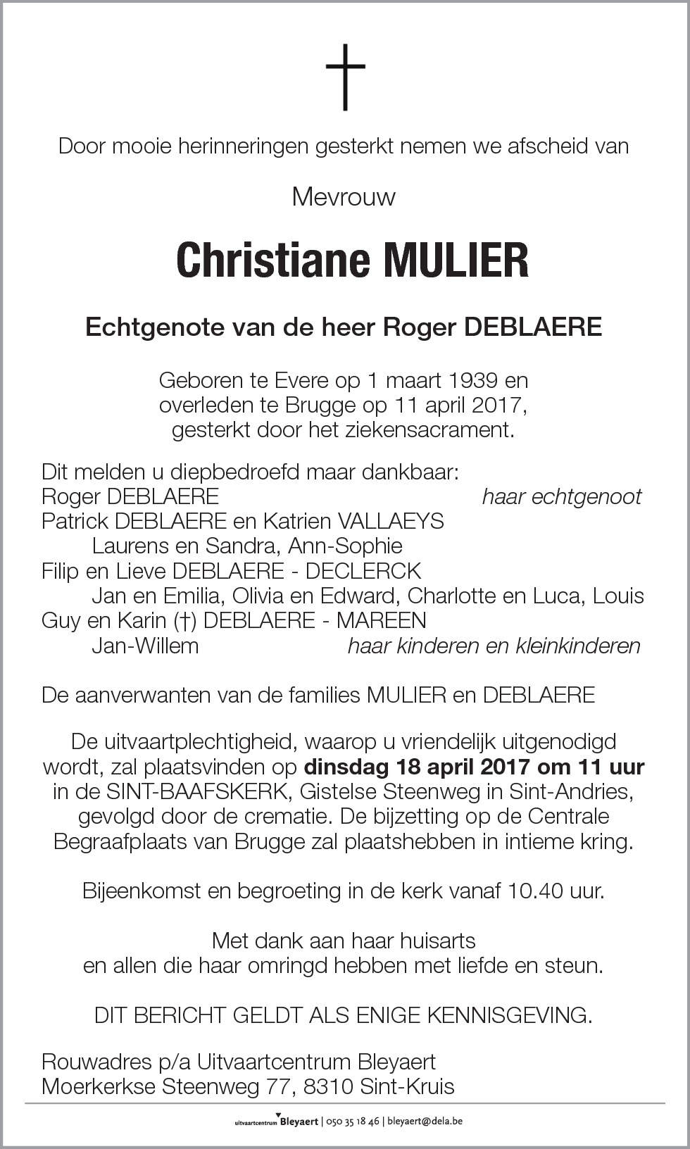 Christiana MULIER