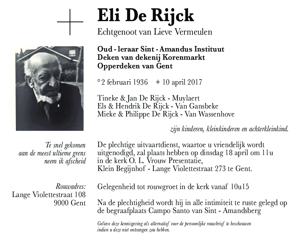 Eli De Rijck