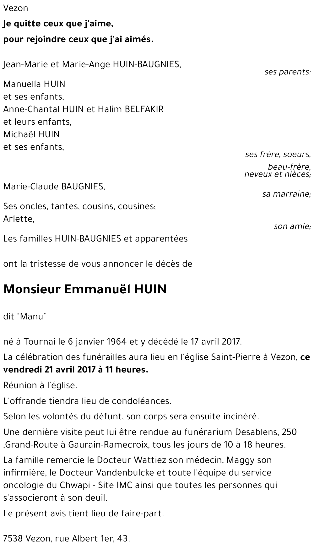 Emmanuël HUIN