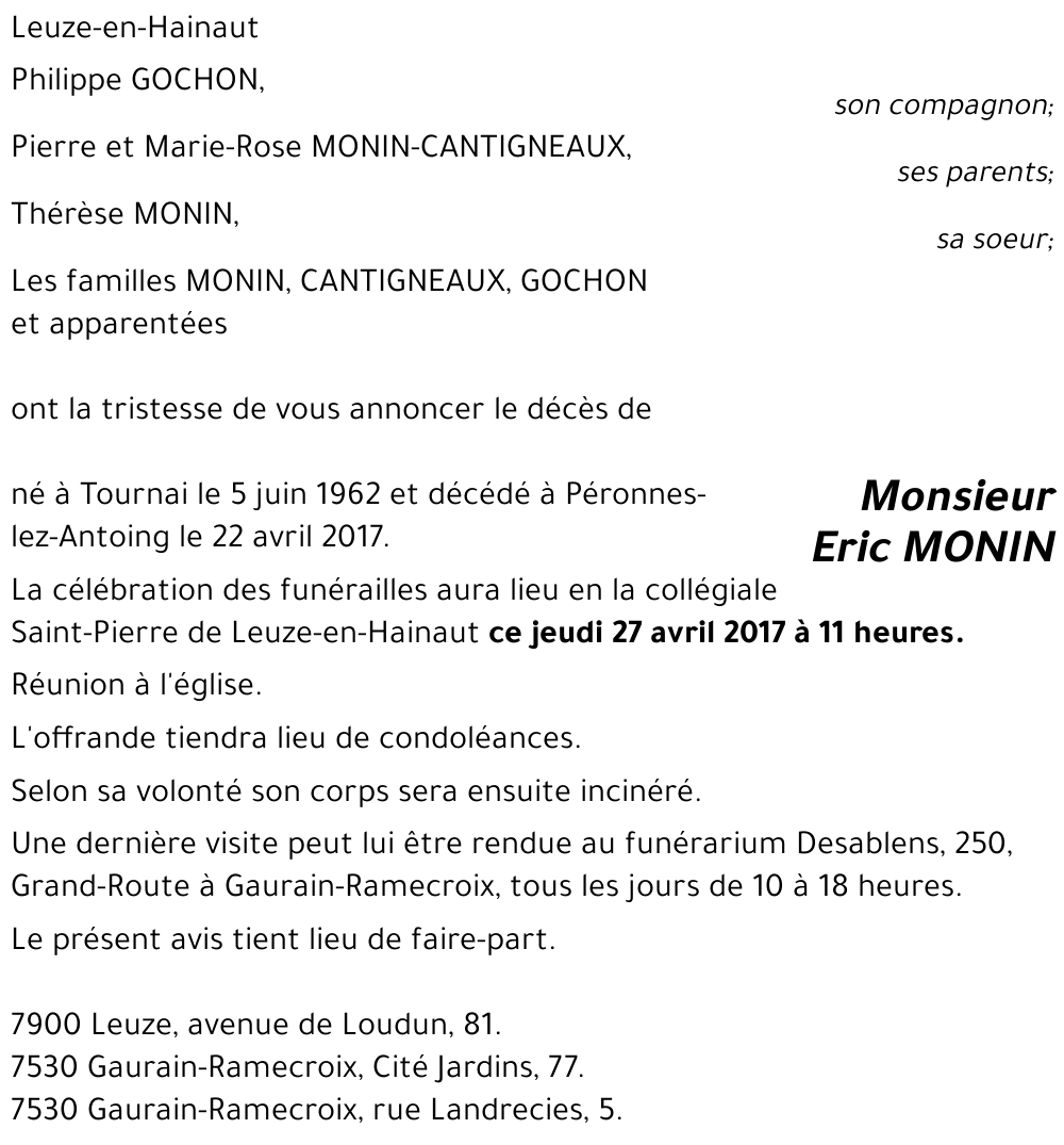 Eric MONIN