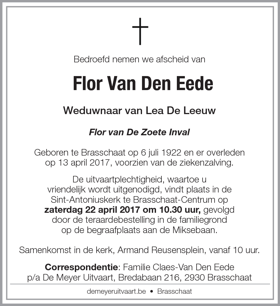Flor Van Den Eede