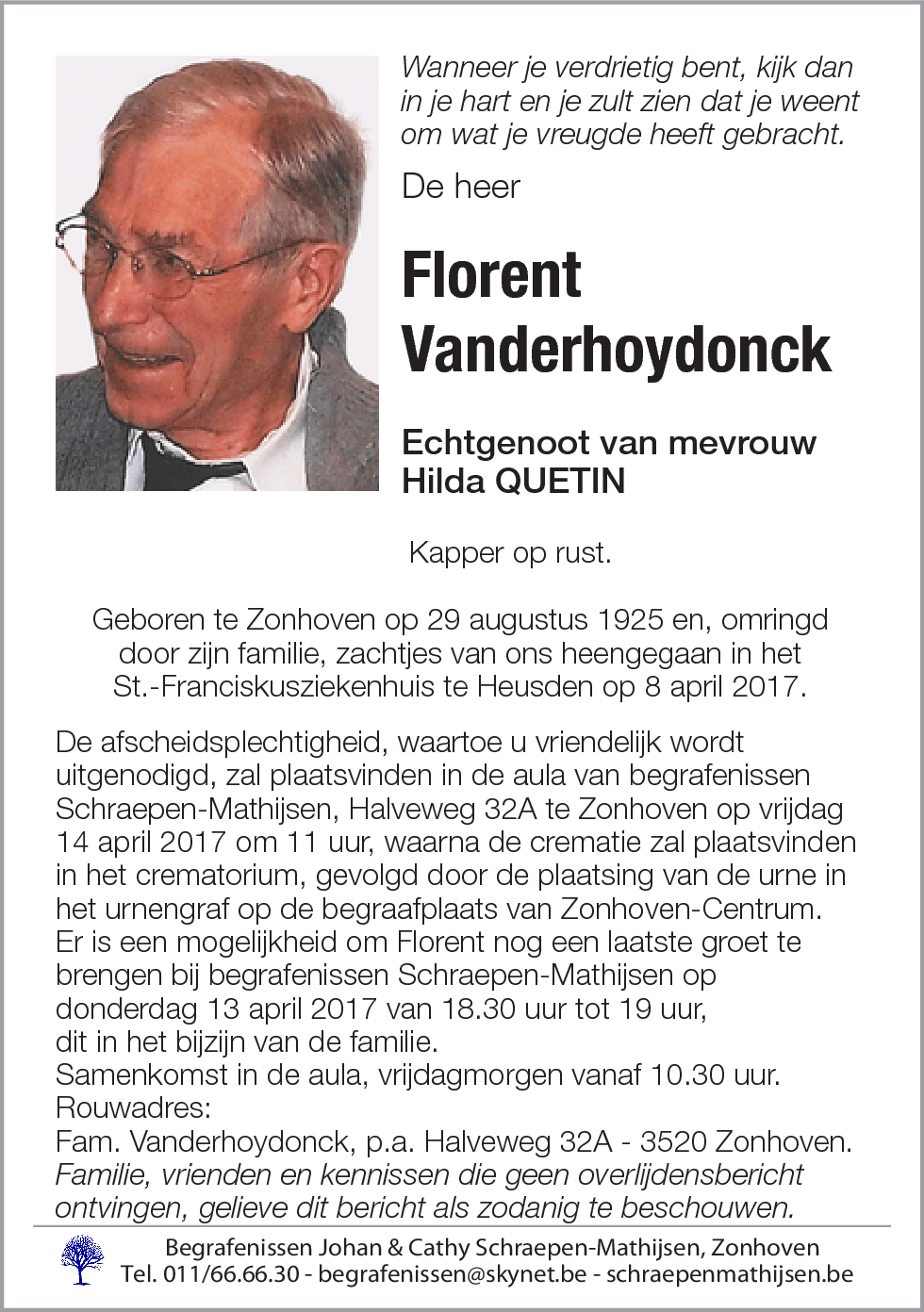 Florent Vanderhoydonck