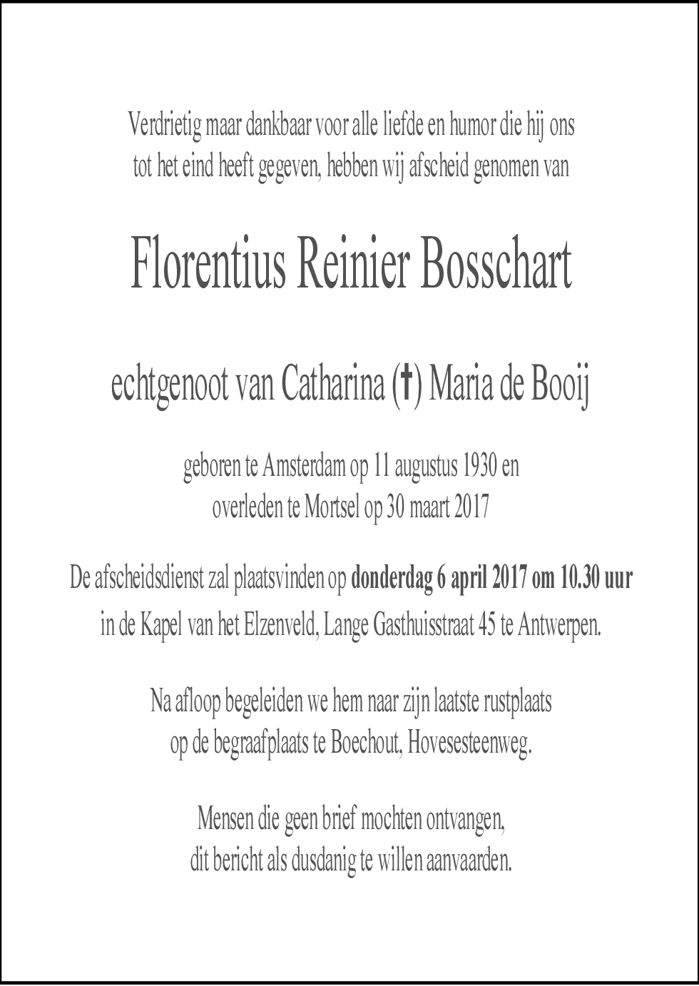 Florentius Bosschart