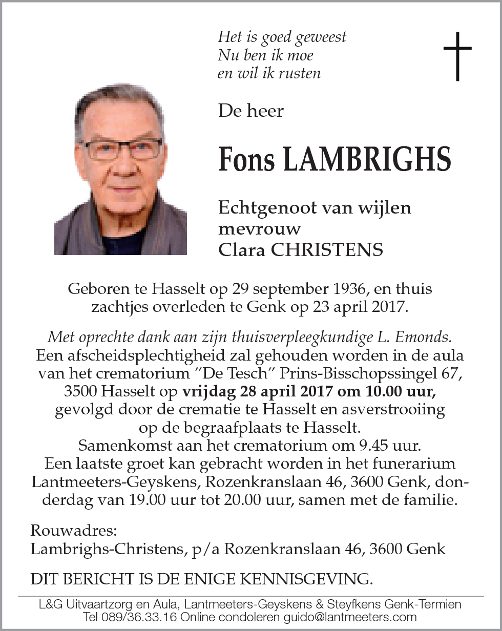 Fons LAMBRIGHS