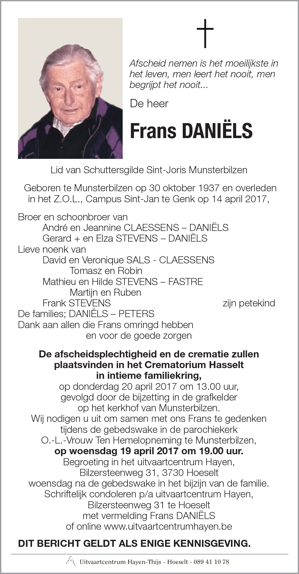 Frans DANIËLS