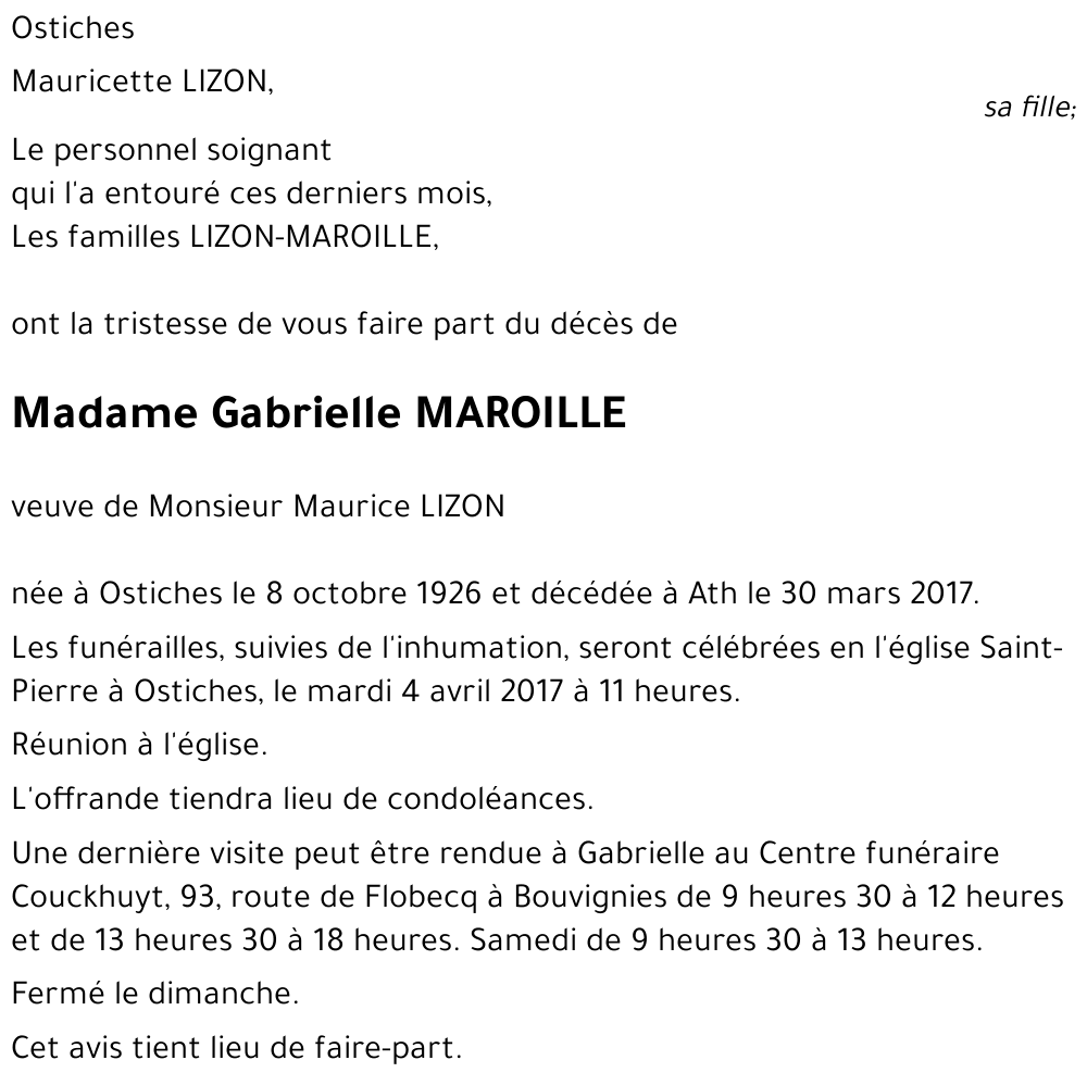 Gabrielle MAROILLE